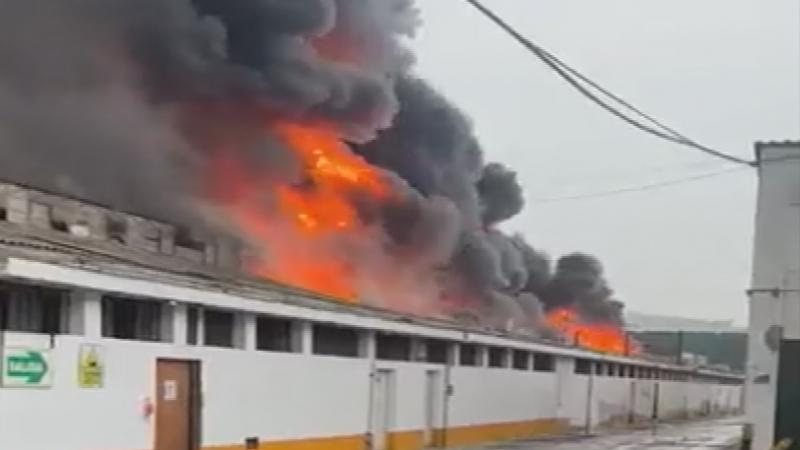 El Agustino Incendio Bomberos Carretera Central SAMU