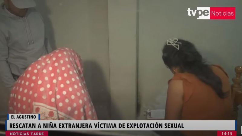 El Agustino Trata de personas rescate menor de edad venezolanos PNP explotación sexual