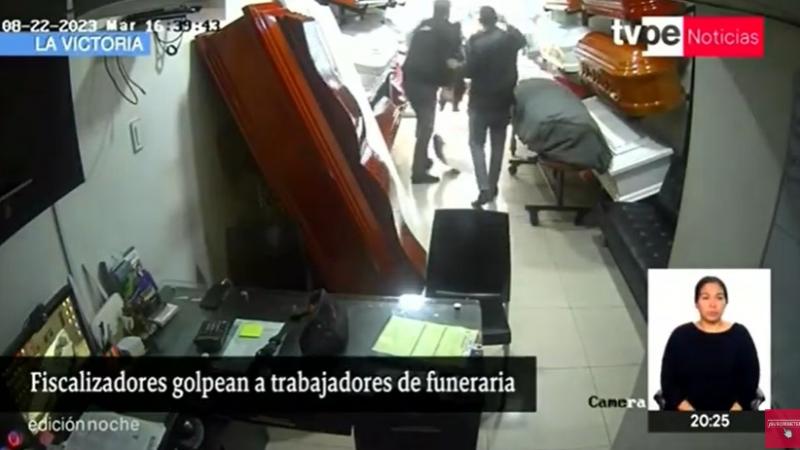 La Victoria: fiscalizadores se enfrentaron a trabajadores de una funeraria 
