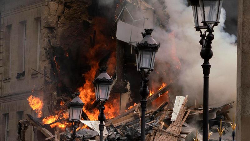 Francia Paris Incendio Explosión heridos