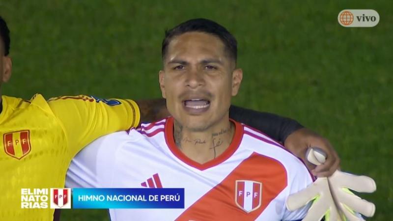 himno nacional Perú vs Paraguay