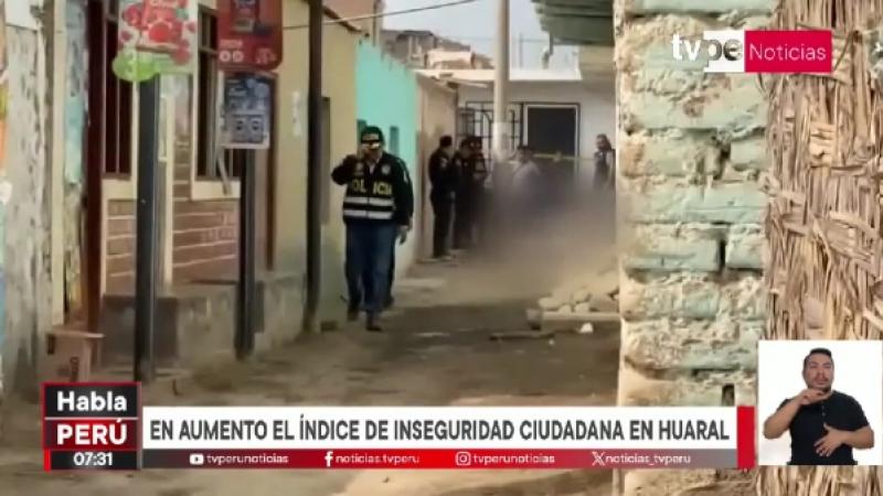 Huaral delincuencia criminalidad delincuente criminales inseguridad ciudadana seguridad