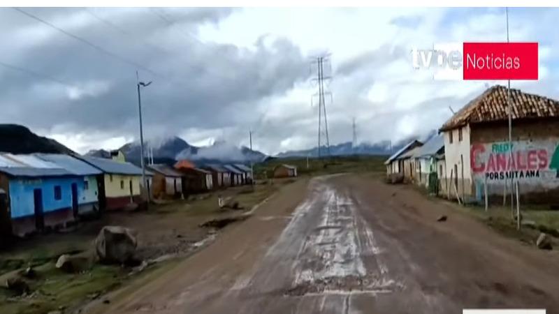 Carretera en Huancavelica en mal estado