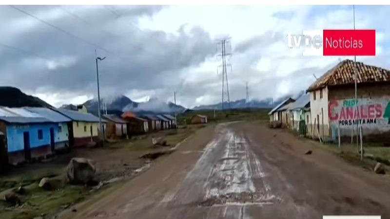 Carretera en Huancavelica en mal estado  