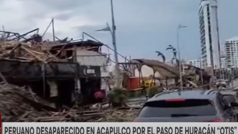 Huracán Otis  peruano desaparecido México 