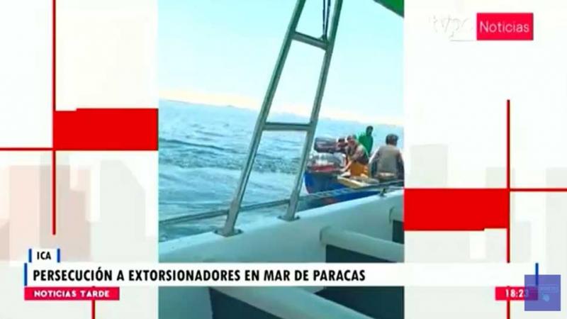 Ica: PNP detiene a presuntos extorsionadores tras persecución en el mar