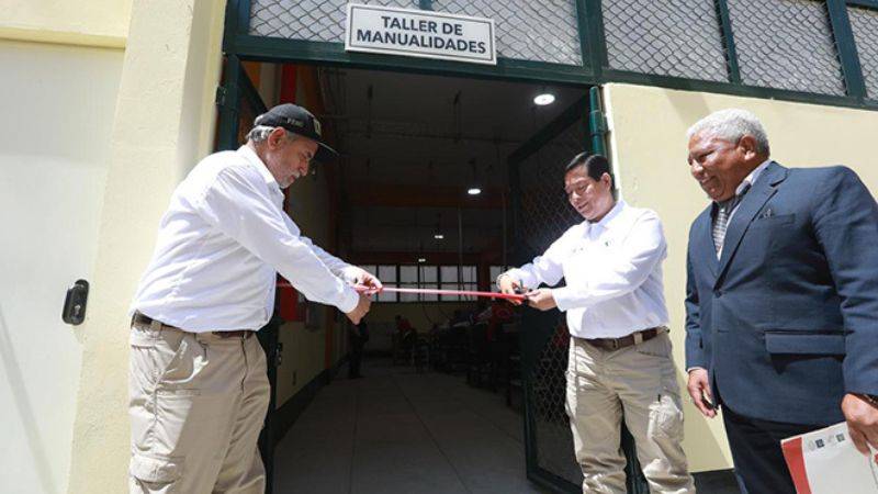 Inauguran pabellones para ampliar capacidad de albergue en el penal de Chimbote