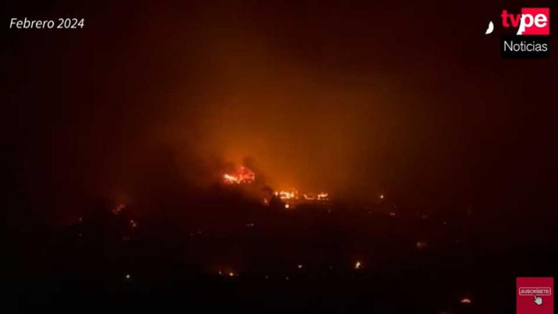 Chile: detenidos incendio  Viña del Mar