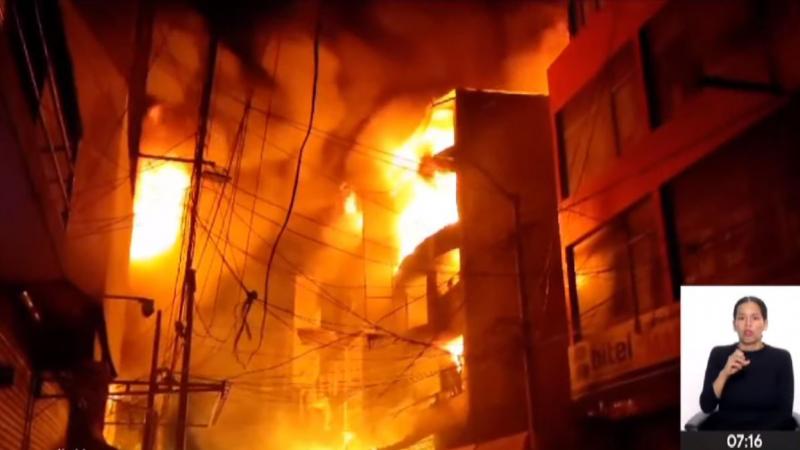 Trujillo incendio