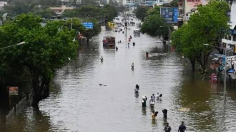 Lluvias en la India 