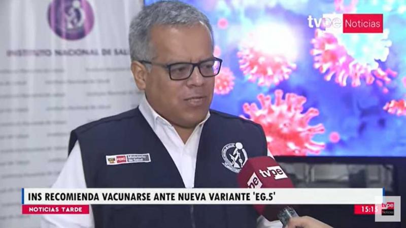 COVID-19: INS estima que nueva variante EG.5 llegue al país en las próximas semanas