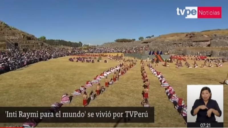 Inti Raymi Fiesta del Sol trasmisión en vivo TVPerú TVPerú Noticias Redes sociales de TVPerú Noticias 