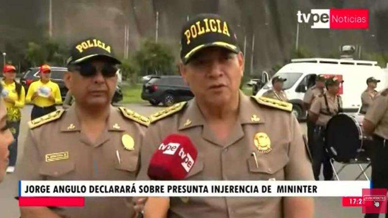 Fiscalía  Jorge Angulo  presuntas injerencias en la PNP