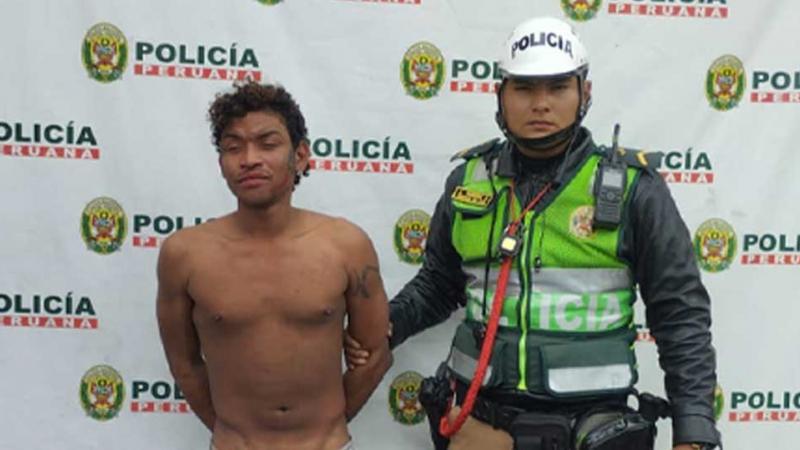 La Victoria joven robar motocicleta de la Policía Vía Expresa