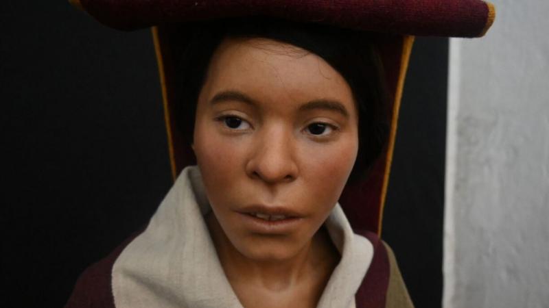 Momia Juanita Doncella de Ampato rostro 3D