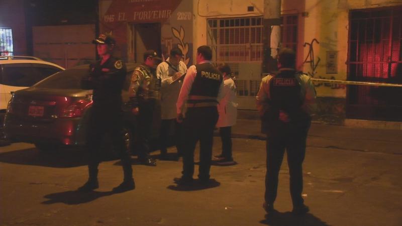 La Victoria Balacera heridos sicarios atentado crimen Policía Nacional Hospital Dos de Mayo Gamarra Municipalidad de La Victoria