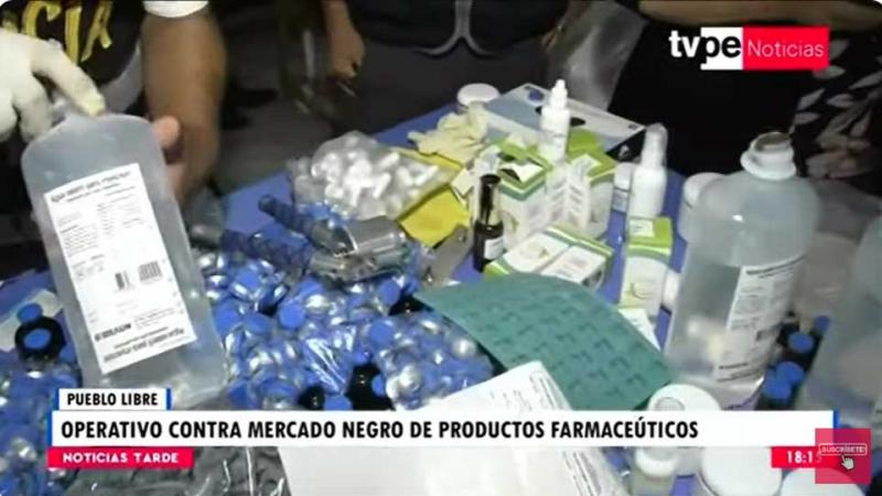 Pueblo Libre laboratorio clandestino