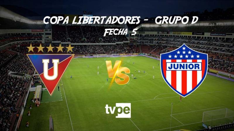 Liga de Quito se enfrenta a Junior de Barranquilla por la Copa Libertadores