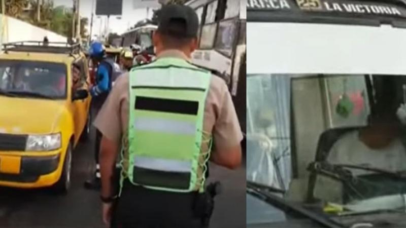 Lima: conductor amenazó con autolesionarse para evitar ser intervenido
