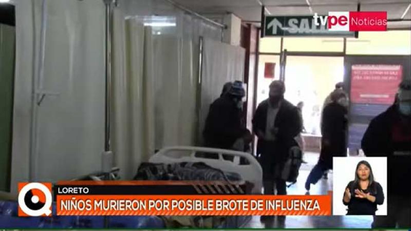 Loreto: cuatro niños fallecieron por posible brote de influenza