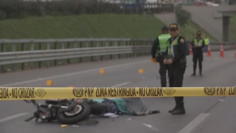 Los Olivos Accidente Policía Policía Nacional del Perú Panamericana Norte