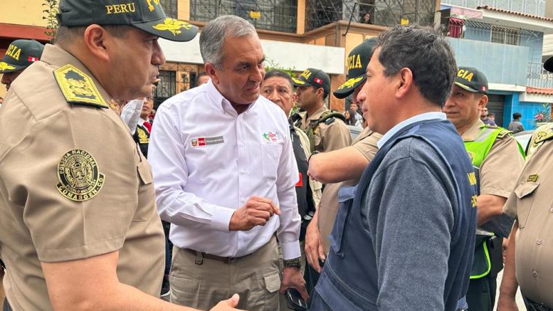 Los Olivos Secuestro Ministro del Interior Vicente Romero Policía Nacional Extranjeros Venezolanos