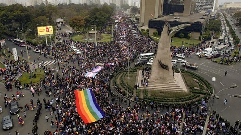 Marcha del Orgullo LGBTIQ+ LGBT LGTB ATU Plan de desvíos corredor azul Corredor Morado Lima