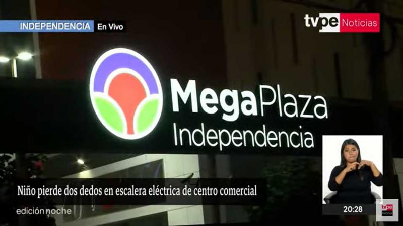 Independencia: niño pierde dos dedos del pie en escalera eléctrica de MegaPlaza
