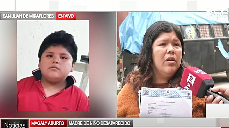 niño escolar menor SJM niños escolares niño desaparecido
