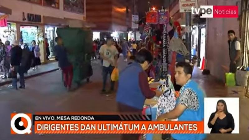 Mesa Redonda: anuncian multas y desalojos contra vendedores ambulantes
