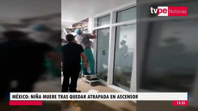 México: niña muere tras quedar atrapada en ascensor de hospital