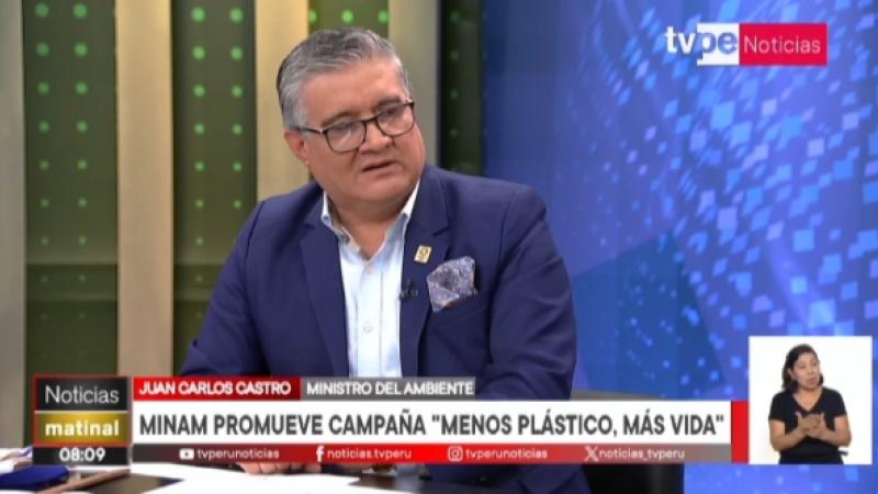 Minam Juan Carlos Castro plástico de un solo uso Menos plástico más vida