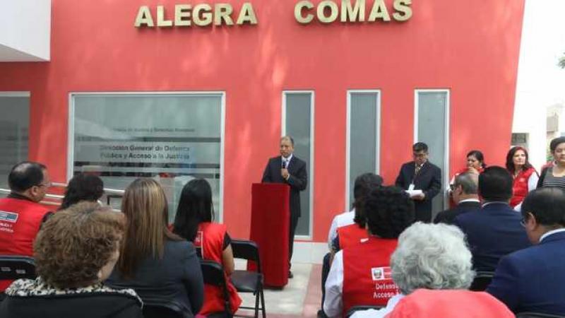 Ministerio de Justicia renueva instalaciones de centro Alegra en Comas