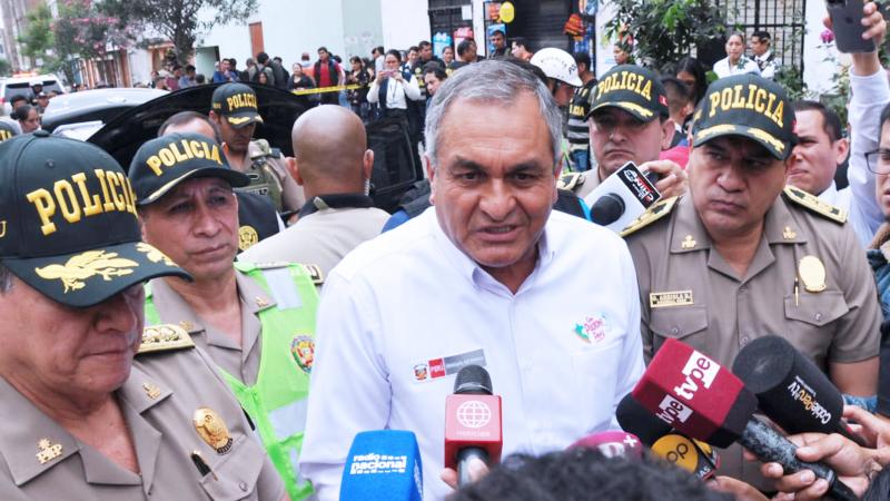 Ministro del Interior tras rescate de empresaria en Los Olivos: "a los detenidos les espera 30 años de cárcel"