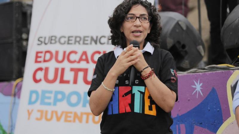 Ministra de Cultura Leslie Urteaga Plan Rescatarte Mincul Cultura Delincuencia Inseguridad ciudadana