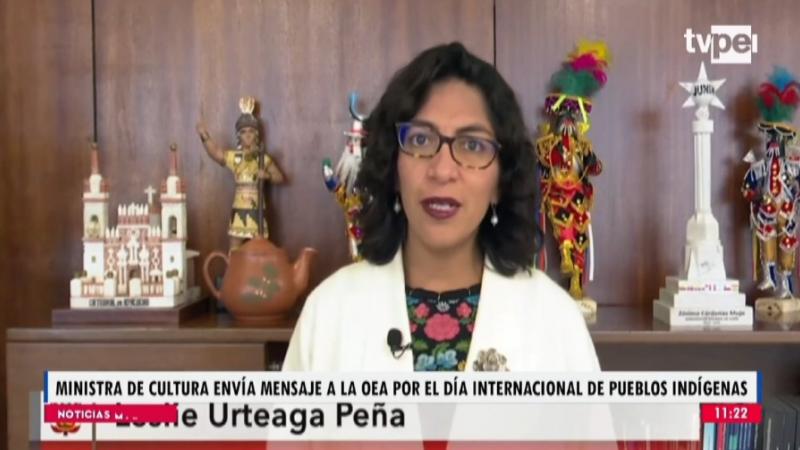 Ministra de Cultura Leslie Urteaga pueblos indígenas