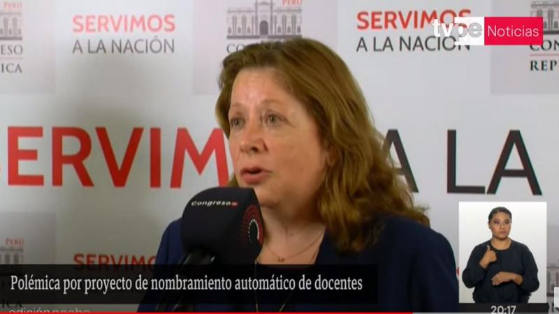 Ministra de Educación Magnet Márquez Minedu nombramiento automático Ley de Reforma Magisterial docentes meritocracia