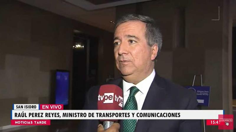 Ministro de Transportes  Raúl Pérez-Reyes  apagado de luces  estadio Matute 