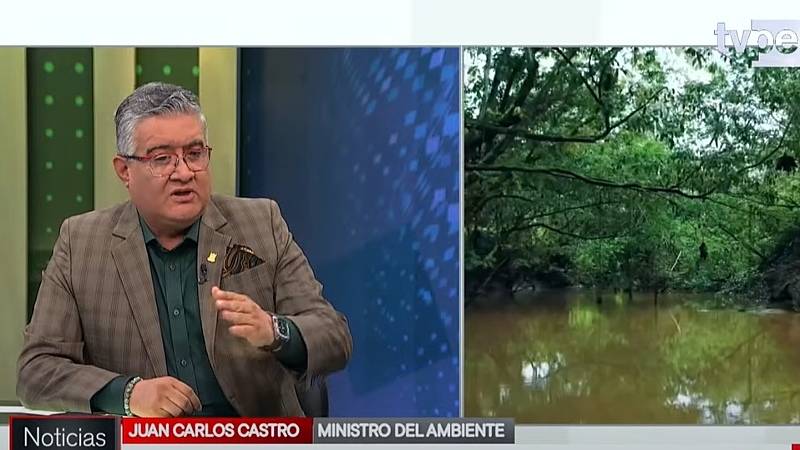 ministerio del Ambiente TvPerú ministro incendios forestales minería ilegal