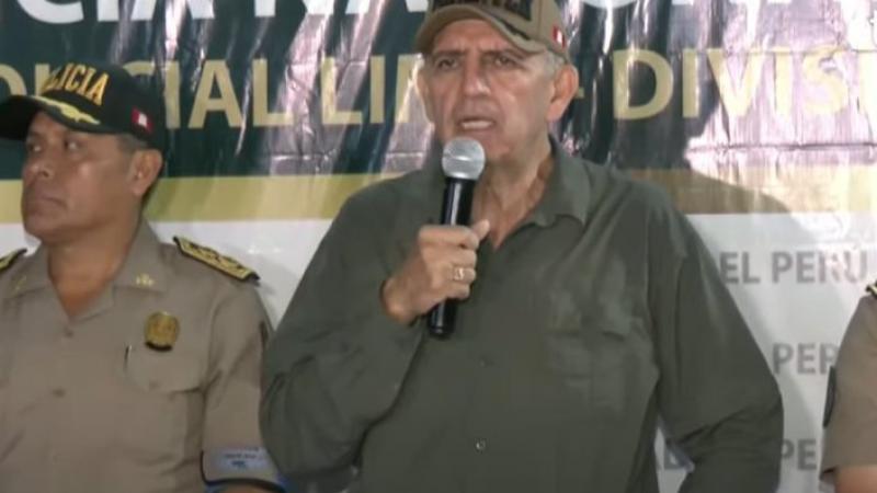 Ministro del Interior  Congreso Pataz Trujillo