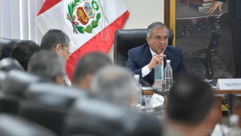 Ministro del Interior Vicente Romero Mininter
