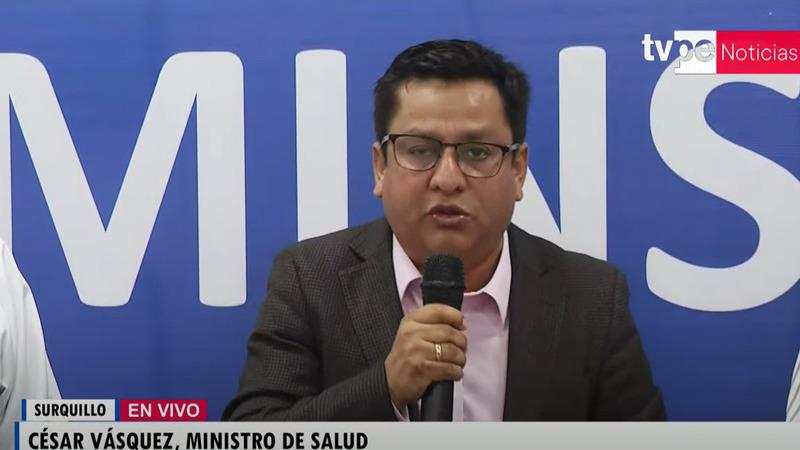 Ministro de Salud Cesar Vásquez  Covid 19  cáncer 