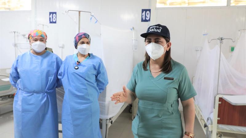 Ministra de Salud realiza visita inopinada a hospitales de Lima