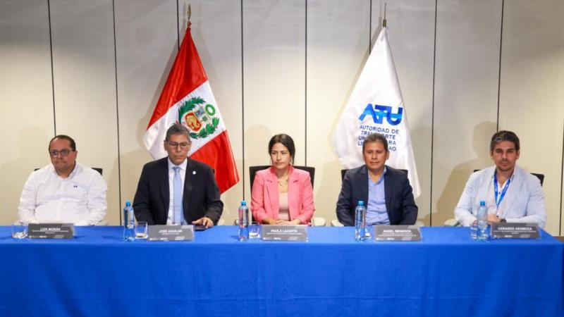 MTC ATU Paola Lazarte José Aguilar Corredores complementarios Corredor Amarillo Corredores Azul, Rojo y Morado Adenda Fiscalización SJL