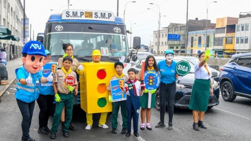 La ATU orientó a más de 40 000 personas sobre la importancia de respetar y cumplir las normas de seguridad vial