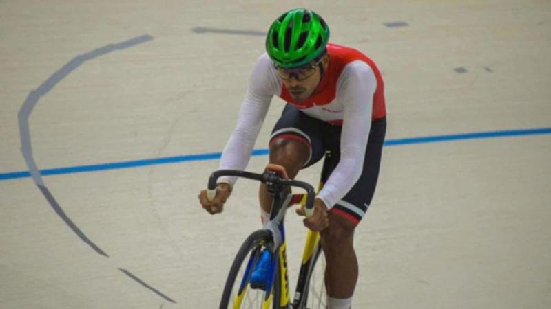 Hugo Ruiz en Panamericano de ciclismo de pista