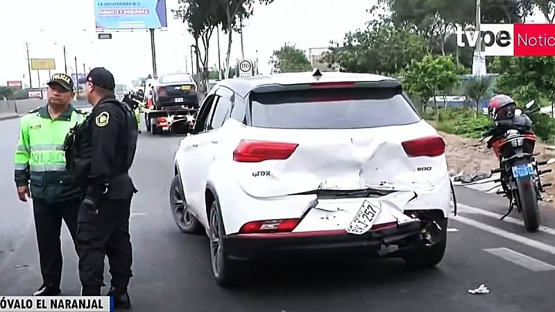 los olivos panamericana norte accidente de tránsito