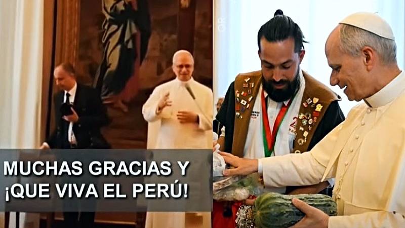 papa vaticano viva el Perú 