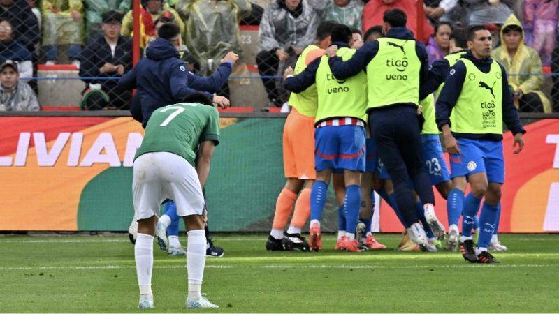 Paraguay corta racha en El Alto con empate 2-2 y asegura la quinta posición en las Eliminatorias