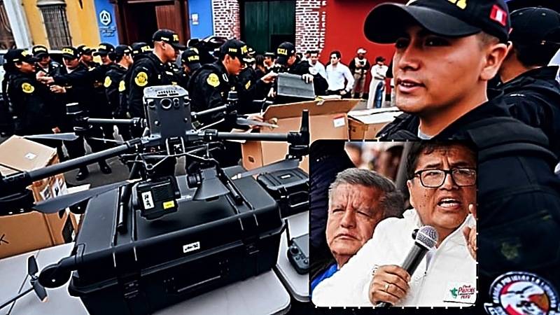 drones ministerio del interior gore La Libertad César Acuña PNP 